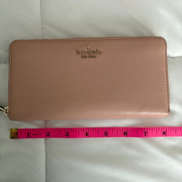 KATE SPADE Connie Medium Pink Triple Gusset Bag Satchel/Crossbody with Wallet - Picture 8 of 16